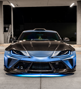 BMW 8 Series M850i 840i (With M-Package Bumper) G14 G15 G16 2018 2019 2020 2021 2022 2023 2024 with Aftermarket Parts - AE Style Front Canards Carbon Fiber from ArmorExtend
